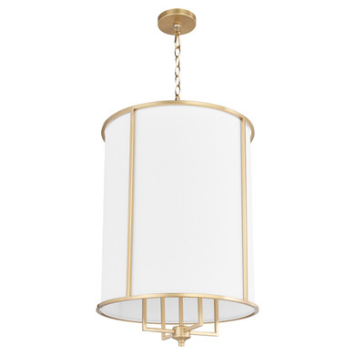 Pendants Fabric Shade by Quorum ( 19 | 6705-4-80 Eldorado ) 