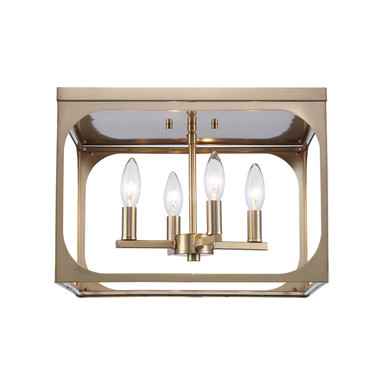 Flush Mounts Cage Style by Trans Globe Imports ( 110 | 11711 AG Ruby Ridge ) 