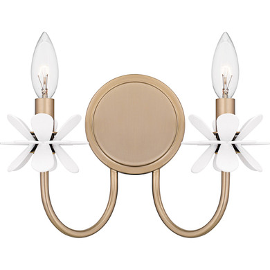 Sconces Double Candle by Quoizel ( 10 | REY8812BGD Remy ) 