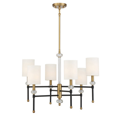 Mid. Chandeliers Candle by Savoy House ( 51 | 1-1887-6-143 Tivoli ) 