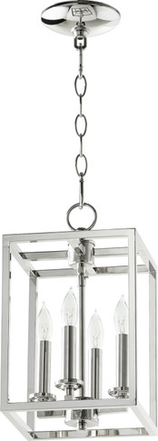 Foyer/Hall Lanterns Open Frame by Quorum ( 19 | 6731-4-162 Cuboid Entries ) 