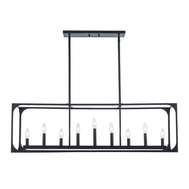 Linear/Island Open Frame by Trans Globe Imports ( 110 | 11719 BK Ruby Ridge ) 