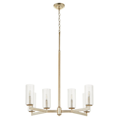 Mid. Chandeliers Geometric/Linear by Quorum ( 19 | 674-6-60 Merrick ) 