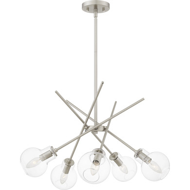 Mid. Chandeliers Glass Down by Quoizel ( 10 | ASA5026BN Asha ) 