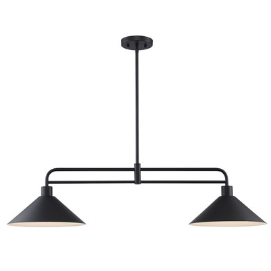 Linear/Island 2 Light Bar by Trans Globe Imports ( 110 | 11763 BK Roscoe ) 