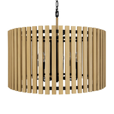 Mid. Chandeliers Drum Shade by Varaluz ( 137 | 387P08MBH Suratto ) 