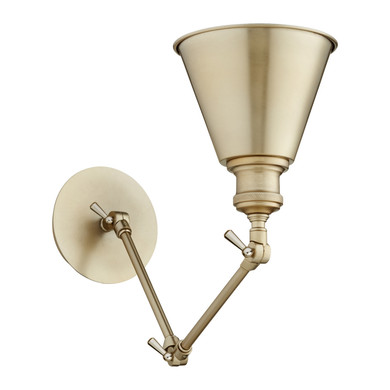 Lamps Wall by Quorum ( 19 | 5391-80 Metal Cone Lighting ) 