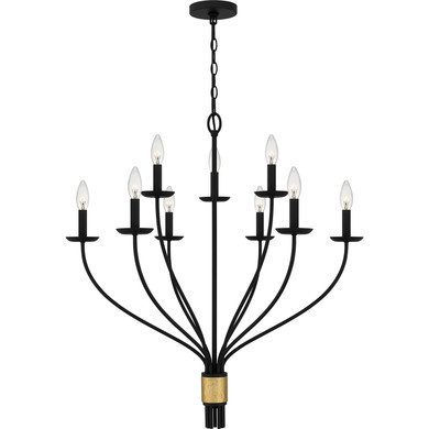 Mid. Chandeliers Candle by Quoizel ( 10 | MAG5032MBK Margaret ) 