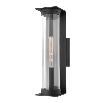 Sconces Single Glass by Troy Lighting ( 67 | B1323-TBK Presley ) 