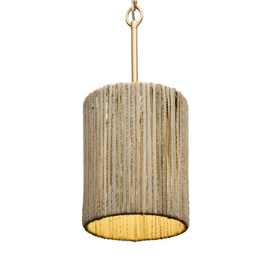 Mini Pendants Drum Shade by Varaluz ( 137 | 391M01FG Jacob's Ladder ) 