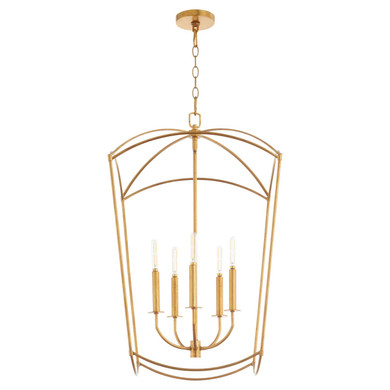 Foyer/Hall Lanterns Open Frame by Quorum ( 19 | 6812-5-74 Mantle ) 