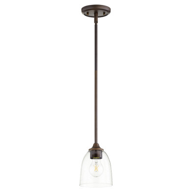 Mini Pendants Glass Down by Quorum ( 19 | 3127-286 Jardin ) 