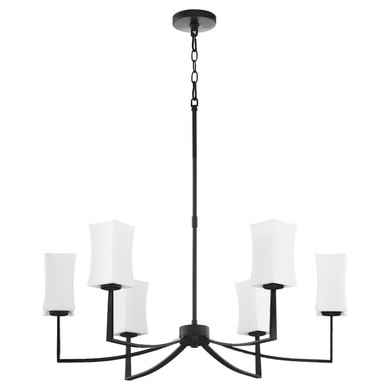 Mid. Chandeliers Glass Up by Quorum ( 19 | 681-6-59 Ayala ) 