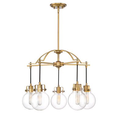 Mid. Chandeliers Glass Down by Quoizel ( 10 | SDL5005WS Sidwell ) 