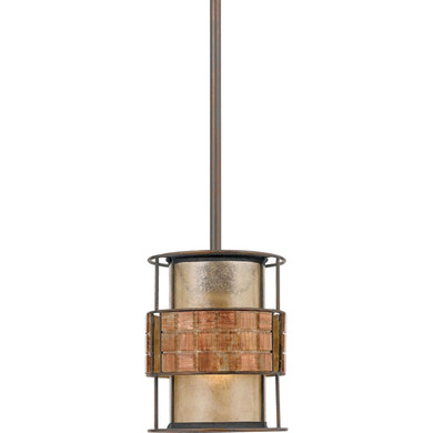 Mini Pendants Drum Shade by Quoizel ( 10 | MC842PRC Laguna ) 