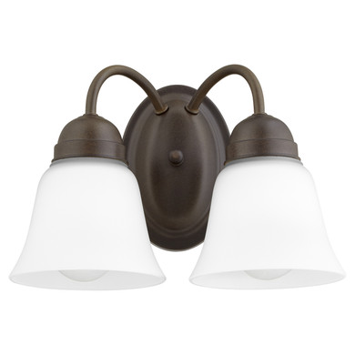 Bathroom Fixtures Two Lights by Quorum ( 19 | 5404-2-86 5404 Lighting Series ) 