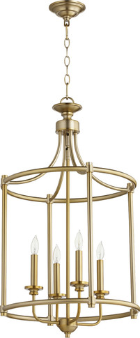 Foyer/Hall Lanterns Open Frame by Quorum ( 19 | 6822-4-80 Rossington ) 