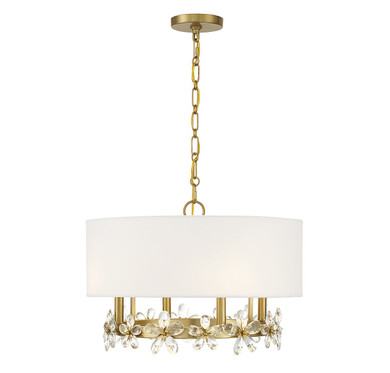 Mini Chandeliers Drum Shade by Savoy House ( 51 | 7-4366-4-322 Dahlia ) 
