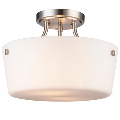 Semi-Flush Mts. Bowl Style by Trans Globe Imports ( 110 | 70527-2 BN ) 