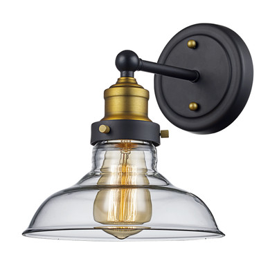 Sconces Single Glass by Trans Globe Imports ( 110 | 70821 ROB Jackson ) 