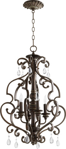 Foyer/Hall Lanterns Open Frame by Quorum ( 19 | 6873-4-39 San Miguel ) 