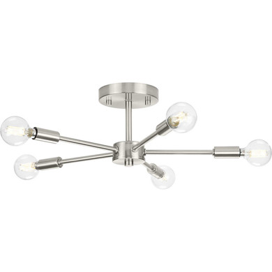 Semi-Flush Mts. Exposed Lamps by Progress Lighting ( 54 | P350219-009 Delayne ) 