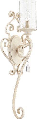 Sconces Single Glass by Quorum ( 19 | 5473-1-70 San Miguel ) 
