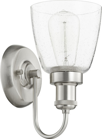 Sconces Single Glass by Quorum ( 19 | 548-1-65 548 Wall Mounts ) 