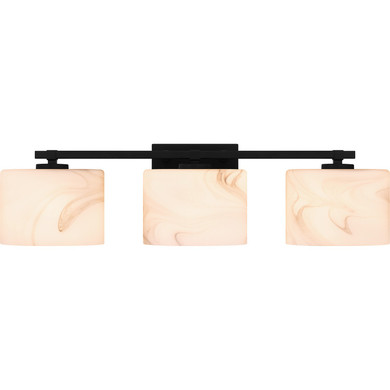 Bathroom Fixtures Three Lights by Quoizel ( 10 | MTH8624MBK Mather ) 