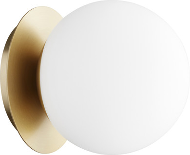 Sconces Single Glass by Quorum ( 19 | 339-1-80 339 Globe Ceiling Mounts ) 