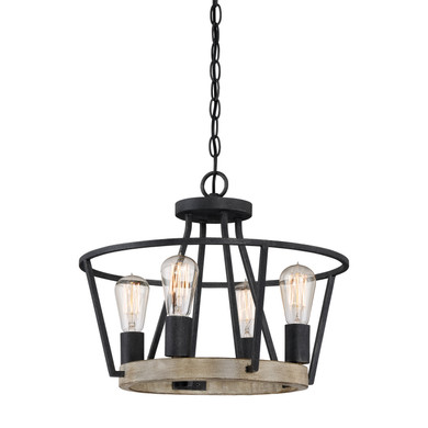 Semi-Flush Mts. Cage by Quoizel ( 10 | BRT1717GK Brockton ) 