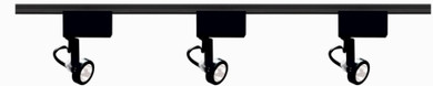 Track Kits by Nuvo Lighting ( 72 | TK315 Track Lighting Kits Black ) 