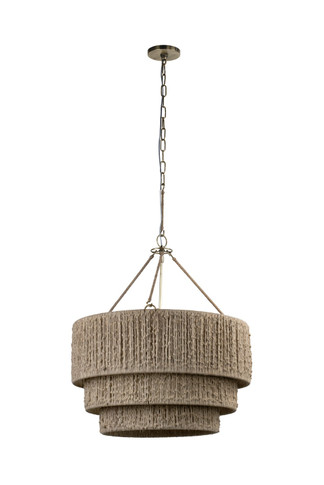 Mid. Chandeliers Drum Shade by Troy Lighting ( 67 | F5924-PBR Reza ) 