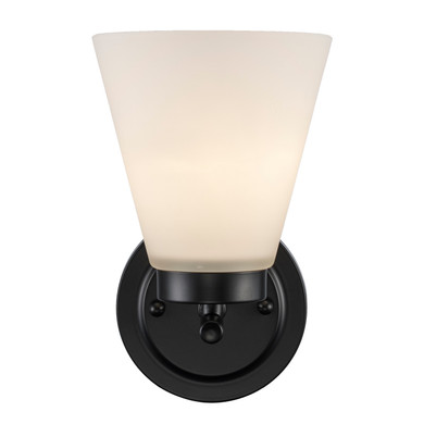 Sconces Single Glass by Trans Globe Imports ( 110 | 71801 BK Fifer ) 