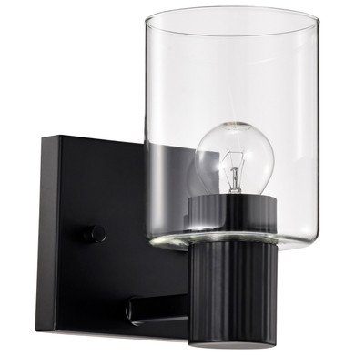 Sconces Single Glass by Nuvo Lighting ( 72 | 60-8061 Clarksville ) 