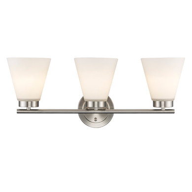 Bathroom Fixtures Three Lights by Trans Globe Imports ( 110 | 71803 BN Fifer ) 