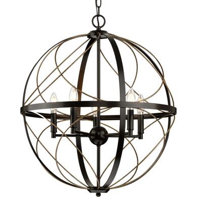 Mid. Chandeliers Candle by Progress Lighting ( 54 | P500287-020 Brandywine ) 