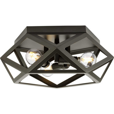 Flush Mounts Cage Style by Progress Lighting ( 54 | P350244-129 Saucedo ) 