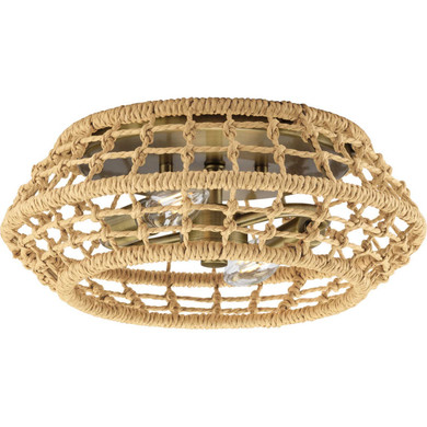 Flush Mounts Cage Style by Progress Lighting ( 54 | P350245-163 Laila ) 