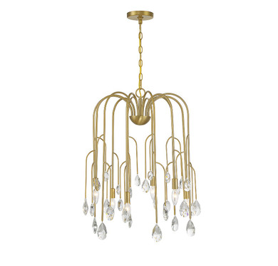Mid. Chandeliers Glass Down by Savoy House ( 51 | 1-6686-6-127 Anholt ) 