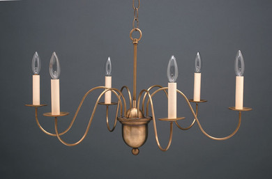 Mid. Chandeliers Candle by Northeast Lantern ( 196 | 959-DAB-LT6 Chandelier ) 