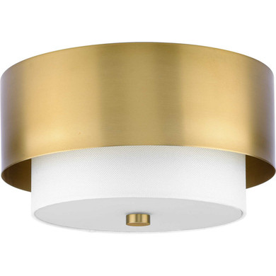 Flush Mounts Drum Shade by Progress Lighting ( 54 | P350249-109 Silva ) 
