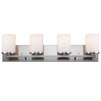 Bathroom Fixtures Four Lights by Trans Globe Imports ( 110 | 71844 BN Nico ) 