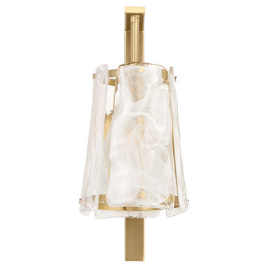 Sconces Single Glass by Quorum ( 19 | 5575-1-80 Prestige ) 