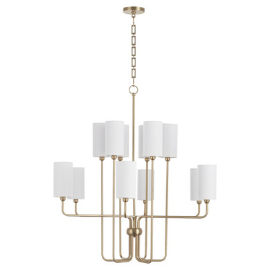 Mid. Chandeliers Candle by Quorum ( 19 | 698-12-80 Charlotte ) 