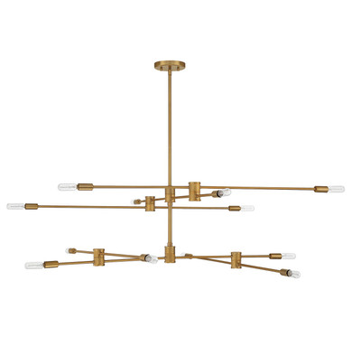 Large Chandeliers Geometric/Linear by Savoy House ( 51 | 1-7001-12-322 Lyrique ) 