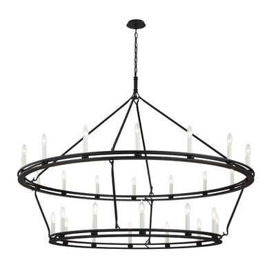 Large Chandeliers Candle by Troy Lighting ( 67 | F6235-TBK Sutton ) 