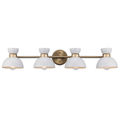 Bathroom Fixtures Four Lights by Trans Globe Imports ( 110 | 71854 WH-AG ) 