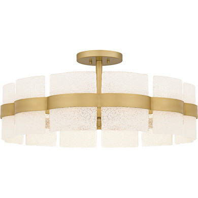 Semi-Flush Mts. Glass Down by Quoizel ( 10 | SWE1730SGD Sweeney ) 