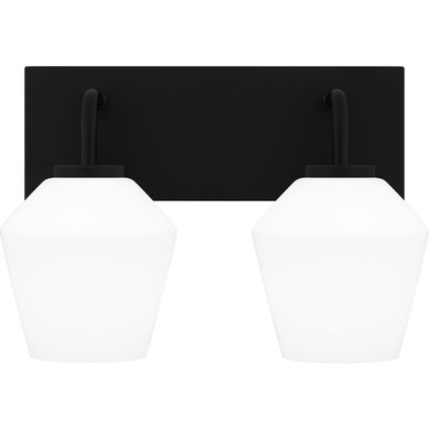 Bathroom Fixtures Two Lights by Quoizel ( 10 | NIE8613MBK Nielson ) 